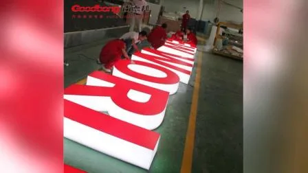 옥외 강한 거대한 크기 광고 채널 스테인리스 3D 편지 표시